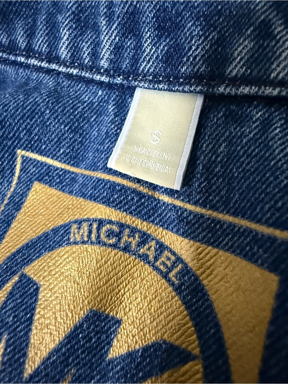 Michael Kors Medium Blue Denim Jean Jacket | Size Small | 100% Cotton - Picture 12 of 12